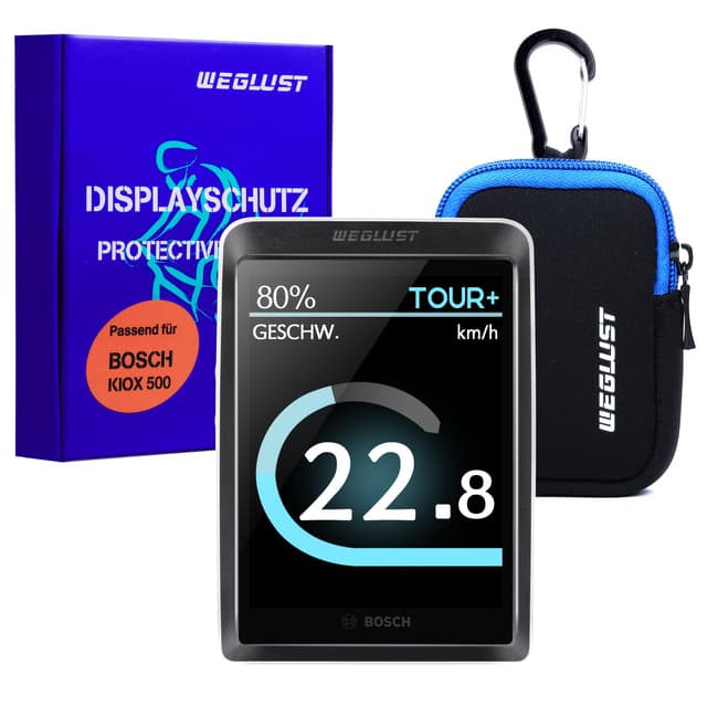 🚴‍♂️🔒 WEGLUST Bosch Kiox 500 Schutzhülle mit Neoprentasche | E-Bike Displayschutz