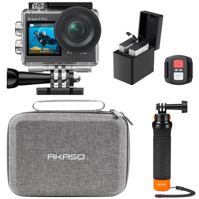AKASO Brave 4 Pro Action Cam 4K30FPS 20MP 📸🌊