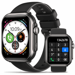 BANLVS Smartwatch Herren mit 1000mAh Akku, 1,85’’ AMOLED ⌚