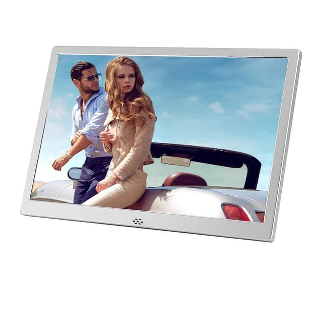 KASTISS 15 Zoll Digitaler Bilderrahmen in Silber 📸🖼️