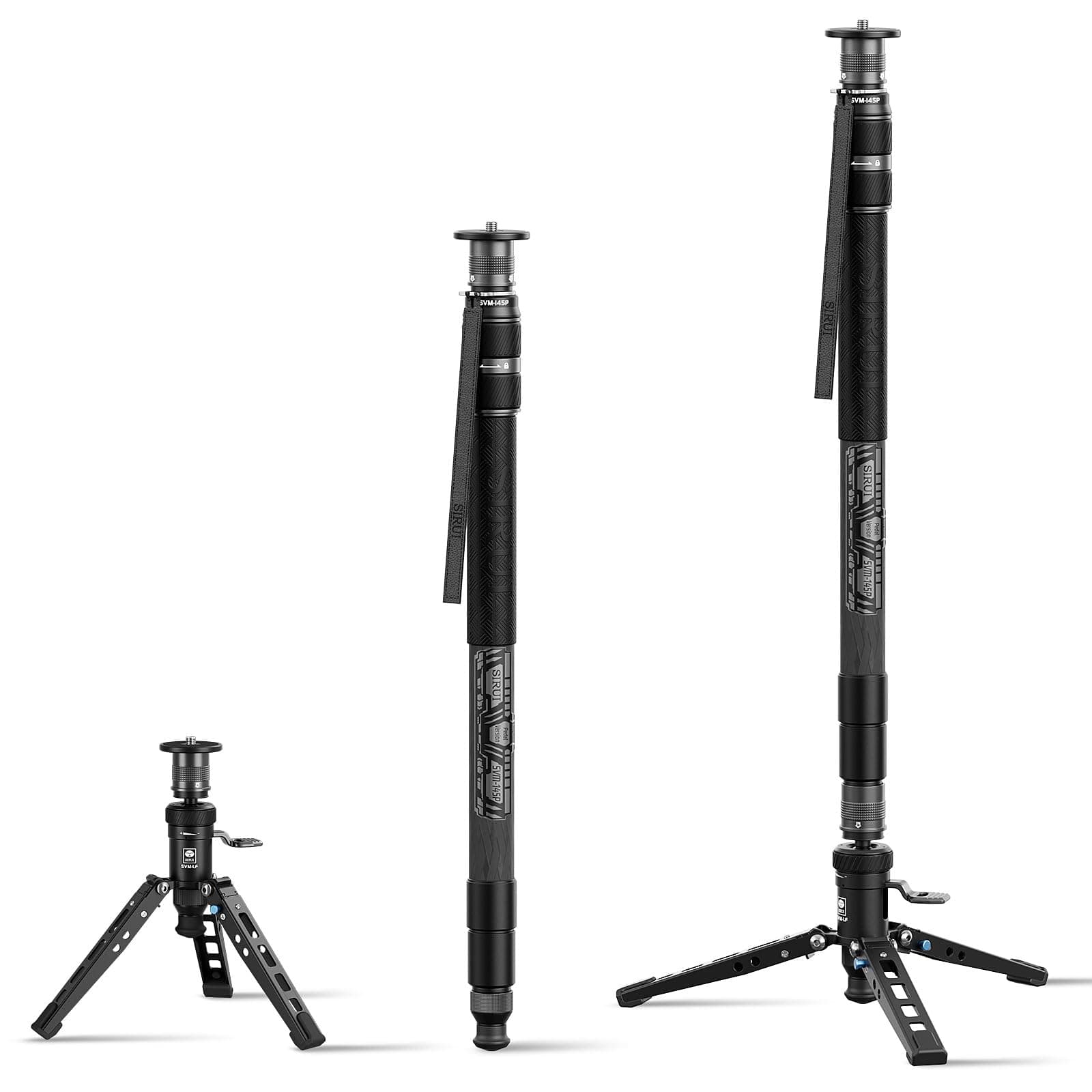SIRUI SVM-145P Rapid System Carbonfaser-Monopod mit Pedal 📸🎥
