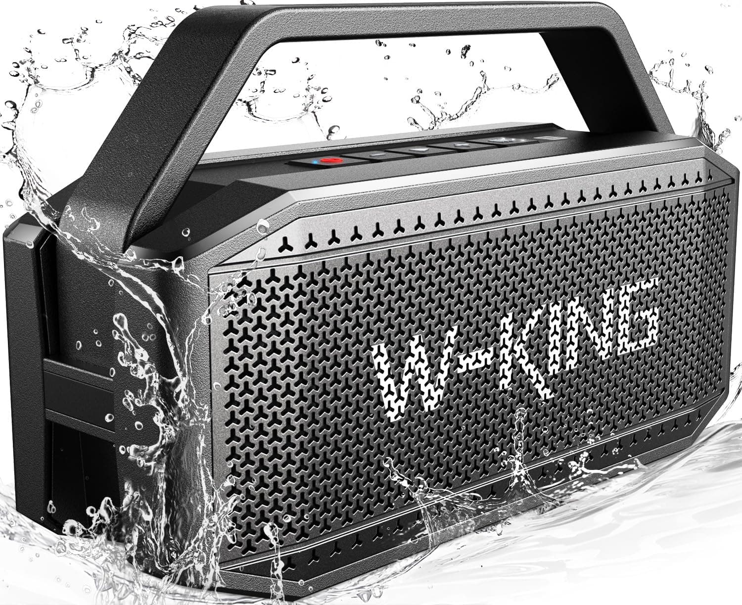 🔊 W-KING Bluetooth Lautsprecher Box Groß (100W Spitze)60W Musikbox Bluetooth Box