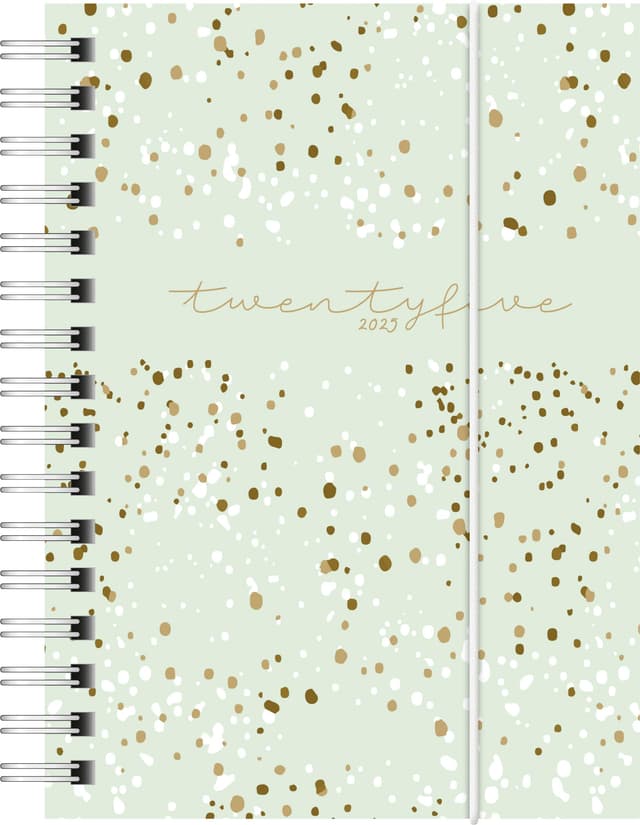 🌟 Tolles Angebot: rido/idé Taschenkalender Modell perfect/Technik I (2025) „Confetti“ A6 mint 📆