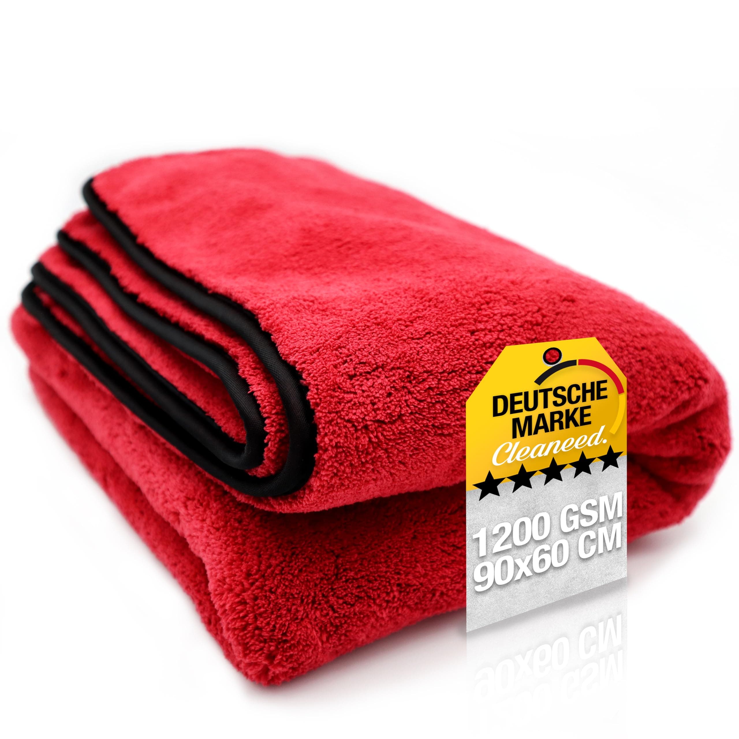 Cleaneed Premium Trockentuch [90x60cm - 1200GSM] 🚗🏍️