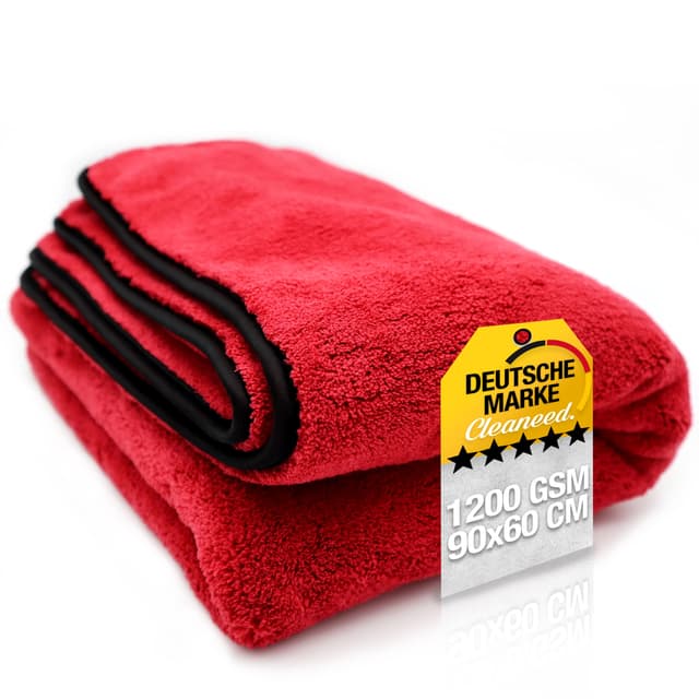 Cleaneed Premium Trockentuch [90x60cm - 1200GSM] 🚗🏍️