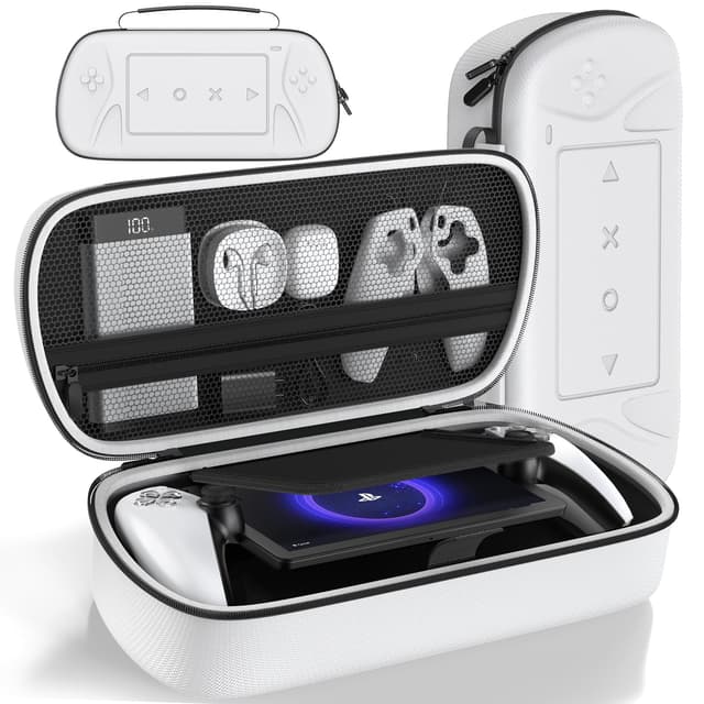 🎮👜 Tokluck Tasche für Playstation Portal Remote Player: Harte Tragetasche in Weiß