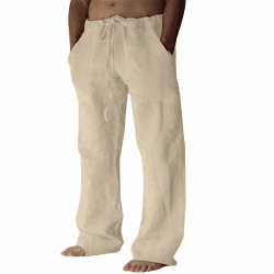 Puimentiua Herren Leinenhose Sommerhose 🌞👖