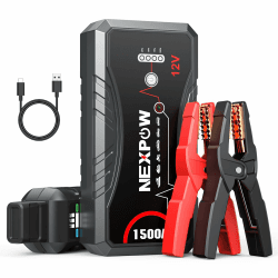 NEXPOW Starthilfe Powerbank - Tragbare Auto Starthilfe 12V - 1500A Spitzenstrom 🚗🔋