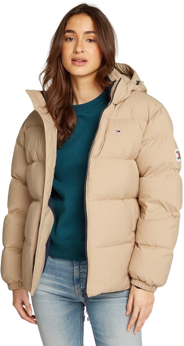 Tommy Jeans Herren Daunenjacke XXL Beige (Gentle Gold) 🧥❄️