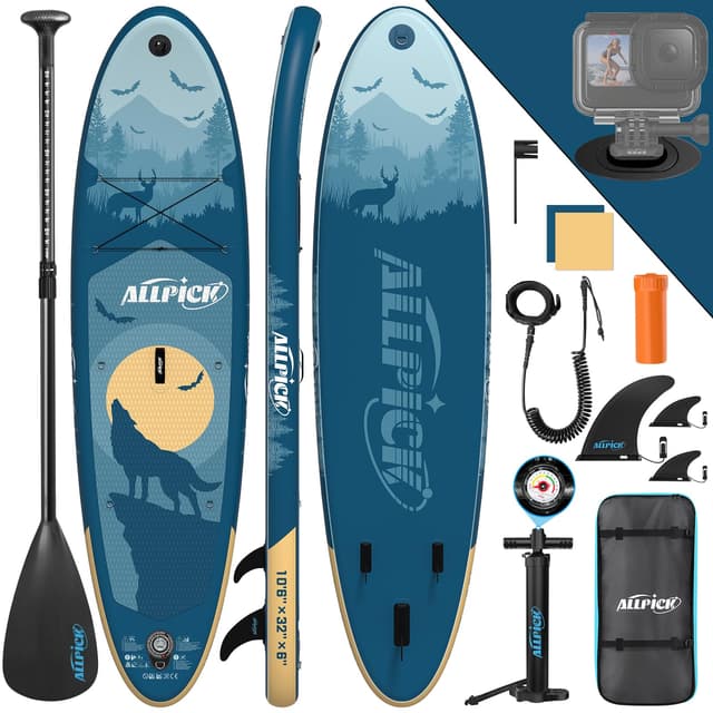ALLPICK Premium SUP Board Set - Aufblasbar & Stabil 🌊🏄‍♂️