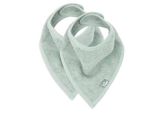 🌿 Jollein Bandana Lätzchen Halstuch 2er Set Ash Green 🌿
