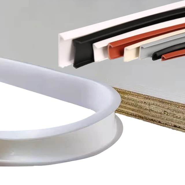 🔥 Super Deal! Selbstklebender Kantenumleimer & Eckenschutz U-Förmig TPE Kantenband - Schwarz U20mm*3m
