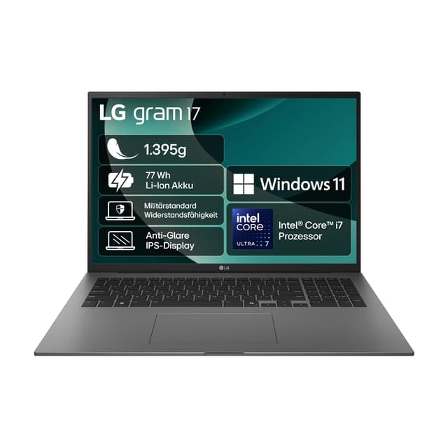 2025 LG gram Notebook 17 Zoll Laptop - Intel Core Ultra 7 (16GB RAM, 1TB SSD, Windows 11 Home) 😎🚀