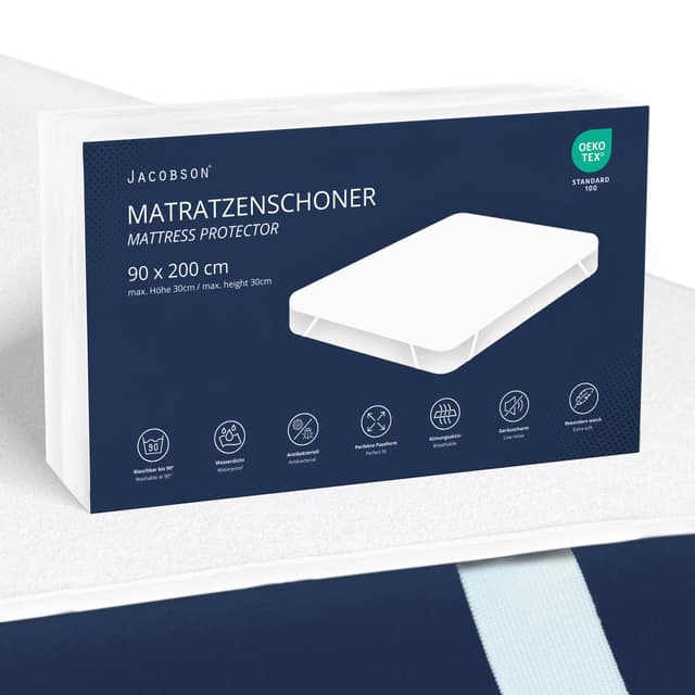 🌟 Angebotsknüller! JACOBSON Matratzenschoner 90x200cm 🛏️