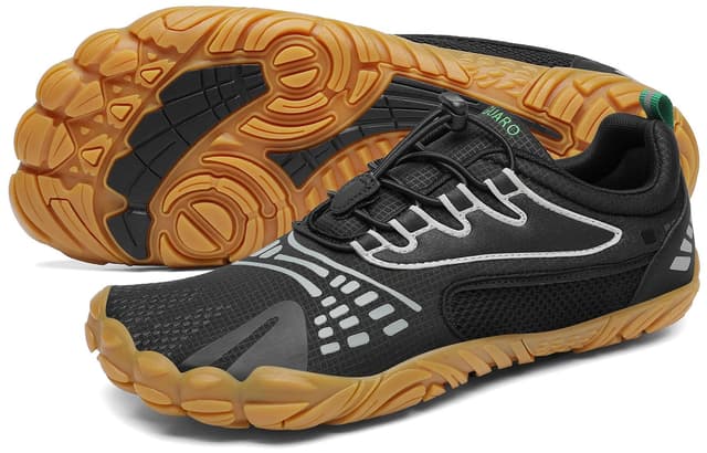 👟 SAGUARO Unisex Barfußschuhe Traillaufschuhe Schnell Trocknend Wassersportschuhe, Gr. 36-50 44 EU Krähe Schwarz - Sonderangebot!