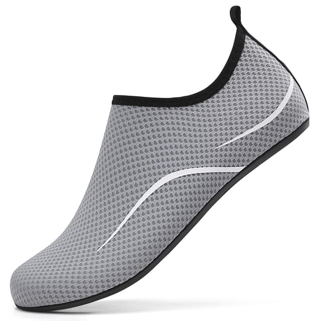 🏊‍♂️🩴 RUOMU Unisex Badeschuhe Wassersportschuhe, Gr.34-47 39 EU A787 Grau - Angebot