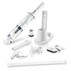 🔥 Super Deal! Genius A81981 Handstaubsauger Weiß 90W 76 Dezibel