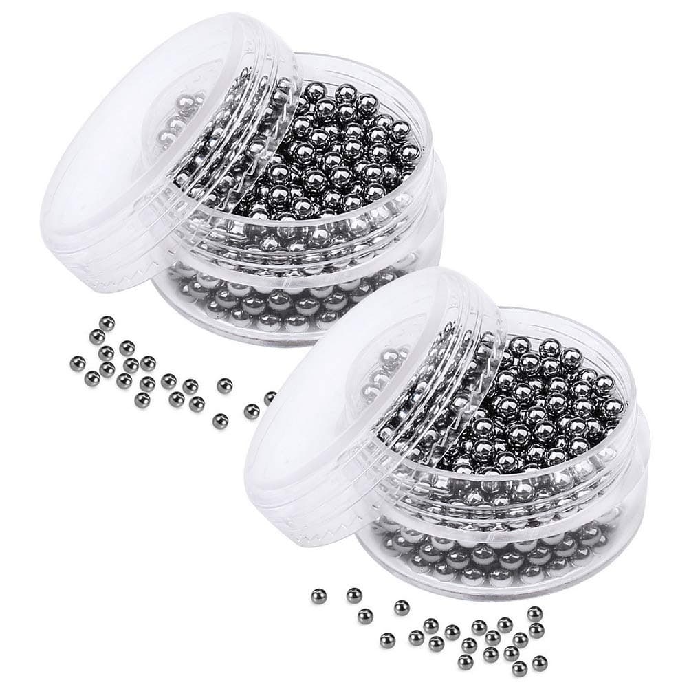🌟 Angebot: Nuoshen 2×400 Edelstahl Reinigungsperlen 3mm für Flaschenreinigung