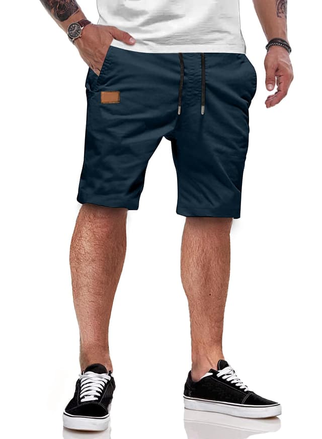JMIERR Herren Sommer Chino Baumwolle Shorts 👖🌞