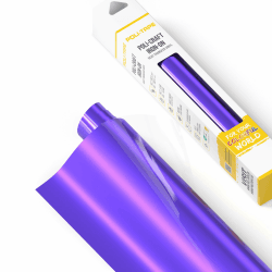 POLI-FLEX® TURBO® - Transferfolie für Textilien - Flexfolie zum Aufbügeln, Plotterfolie für DIY Shirts, Bright Lavender matt