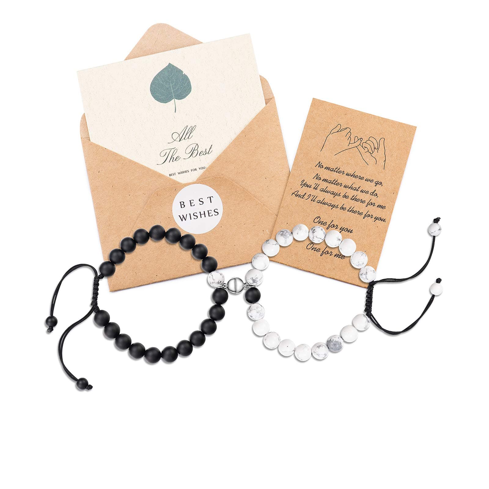 🌟Wilacia Pärchen Armband Matte Achat - Magnetische Anziehung🌟