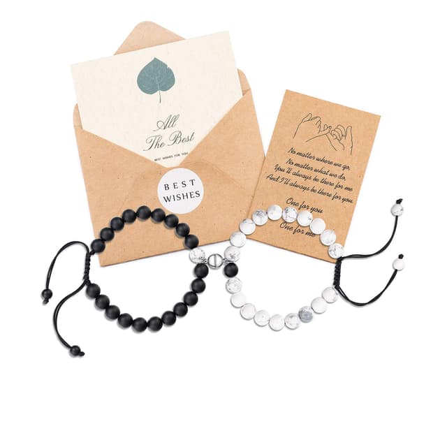 🌟Wilacia Pärchen Armband Matte Achat - Magnetische Anziehung🌟