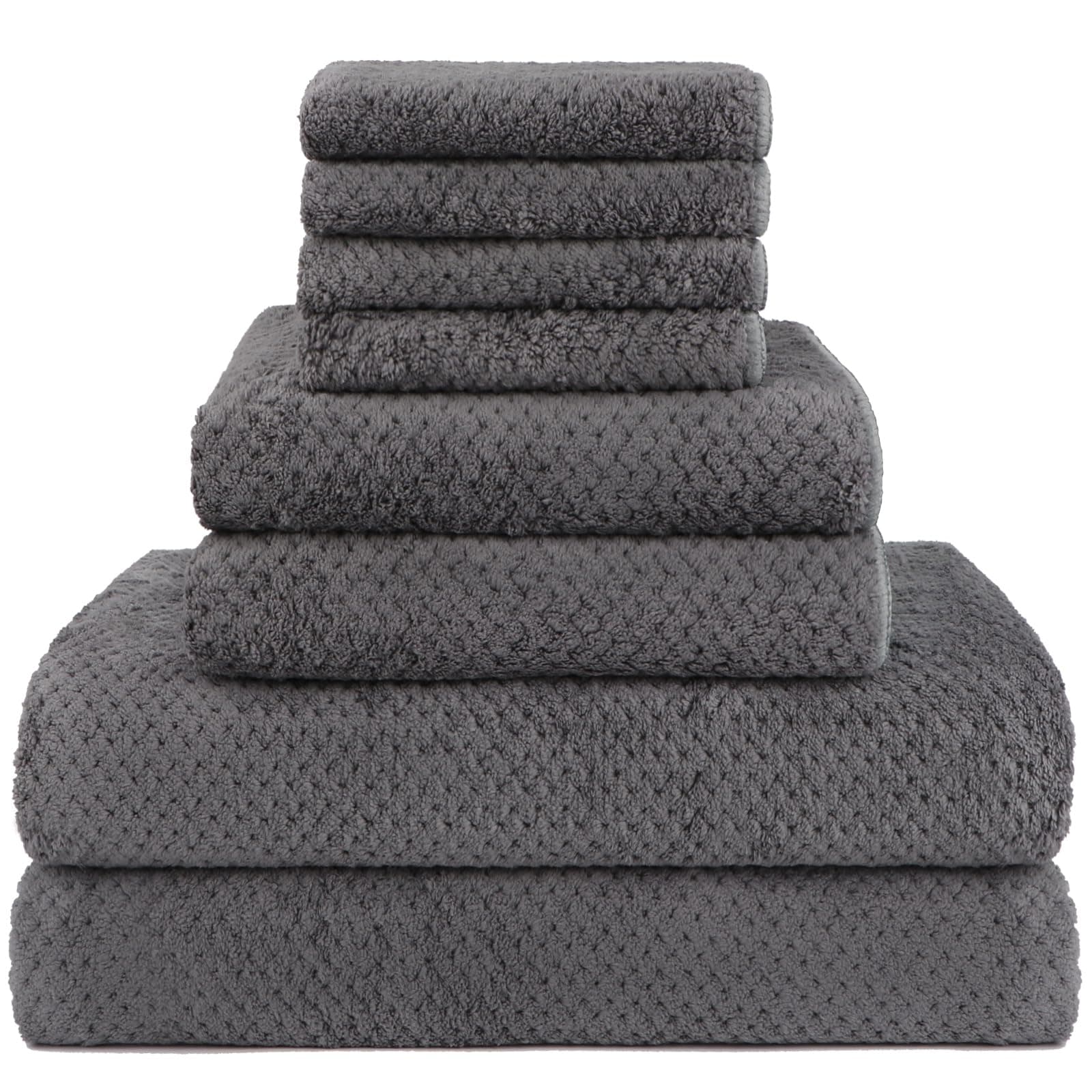 HOMEXCEL 8-teiliges Badetuch-Set 🛁🌟 - Superweiche Mikrofaser-Handtücher