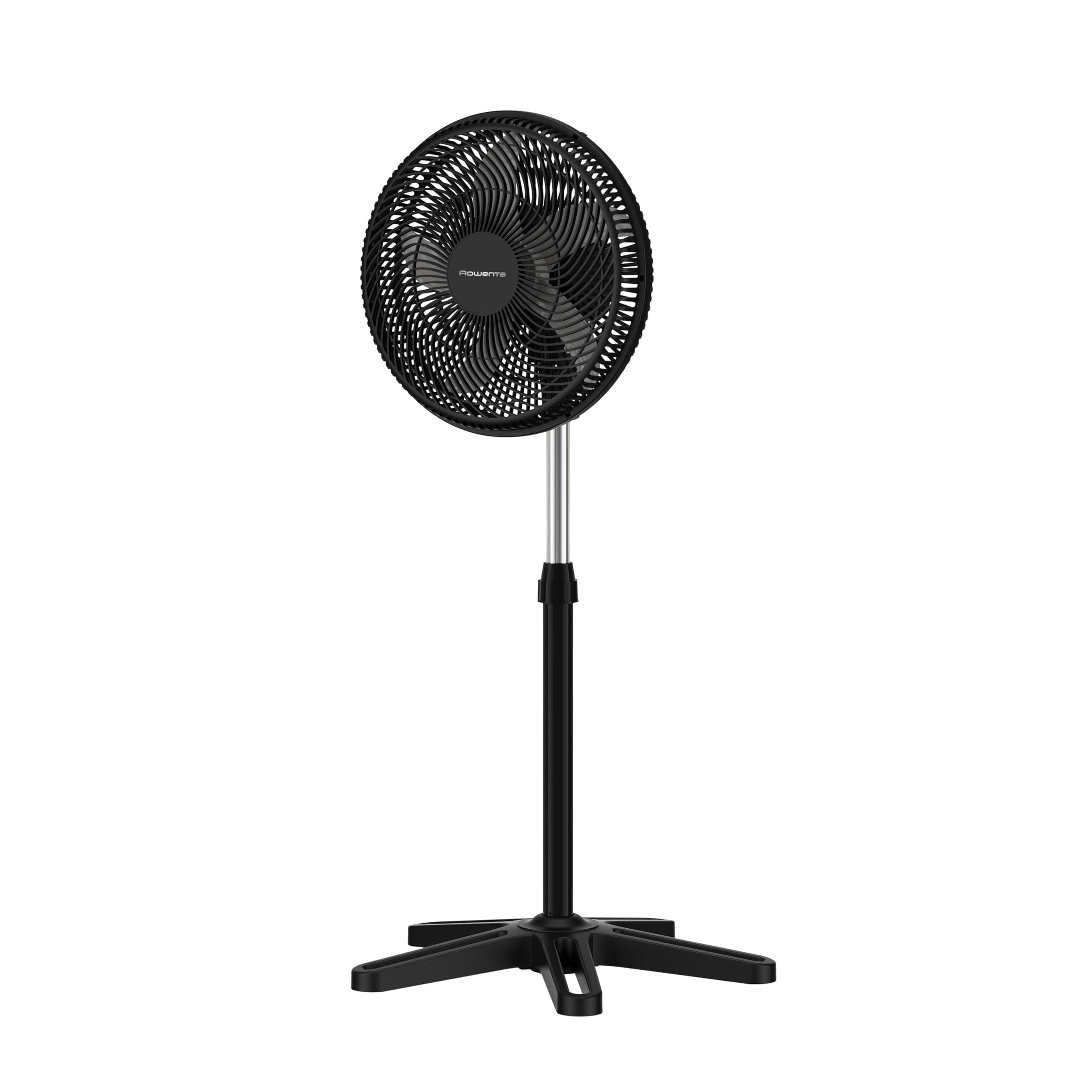 🌬️🌀 Rowenta Turbo Essential Standventilator, Schwarz, VU3110F3 51 db/ 3 Geschwindigkeitsstufen Schwarz - Angebot!