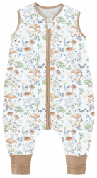 🌟 Chilsuessy Baby Sommerschlafsack mit Füßen 0.5 Tog Pilzkaninchen 🌙