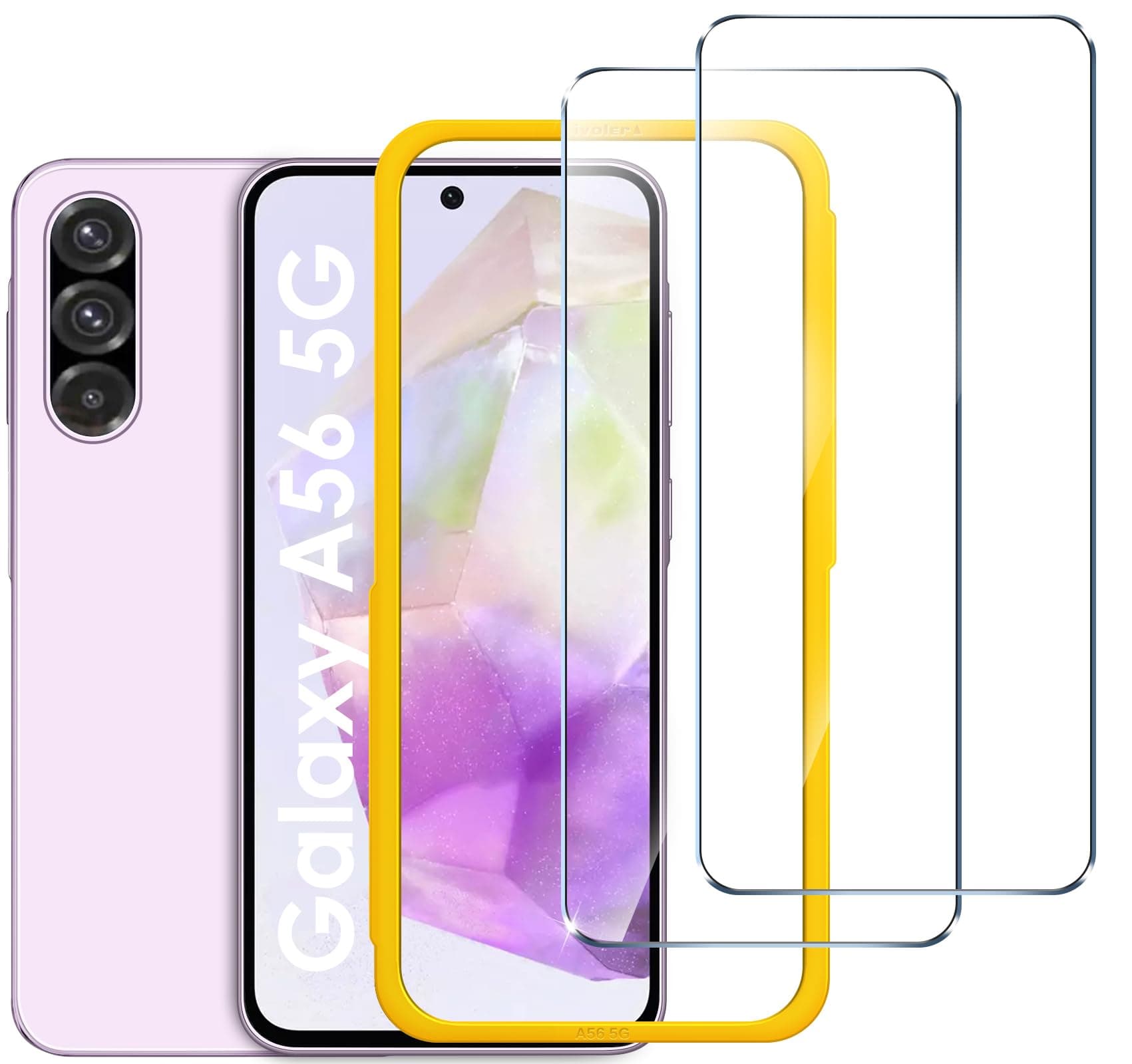 🌟 iVoler 2 Stück Schutzfolie für Samsung Galaxy A56 5G 📱🛡️