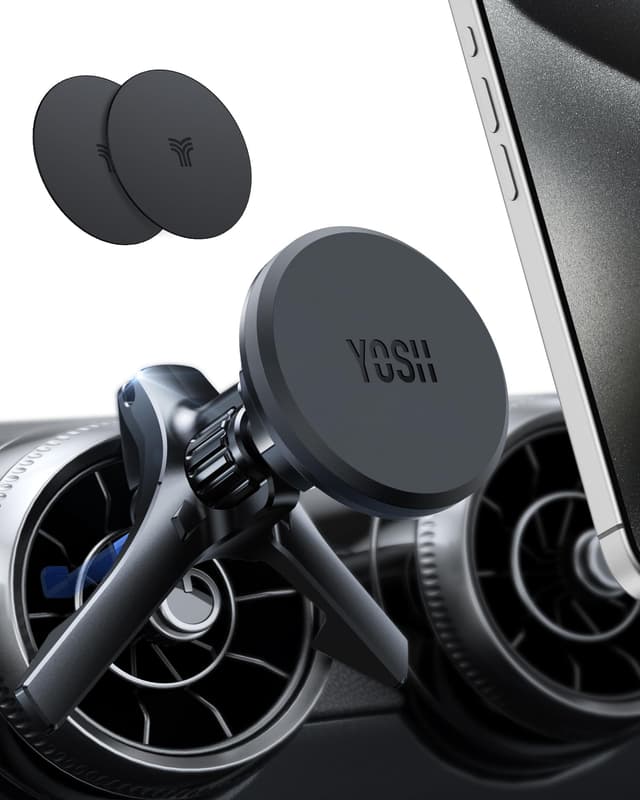 YOSH Handyhalterung Auto Magnet für Runde Lüftung 🚗