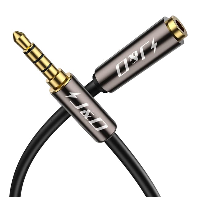 🎧🔊 J&D 3.5mm TRRS Kabel | Aux Verlängerungskabel für Kopfhörer, Autoradios und mehr!