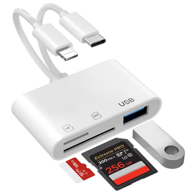 5-In-1 SD Kartenleser für iPhone und Android 📱💾⚡🌍