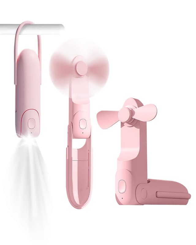 🌬️🔋🌟 Mini Handventilator | 3-in-1 Wiederaufladbarer USB Ventilator