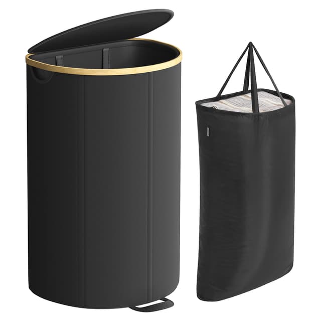 🌟 SONGMICS Wäschekorb 90L Wäschesammler mit Deckel 🧺