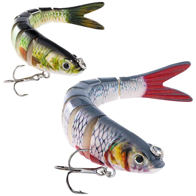 🎣 TUXIBIN Kunstköder Angelköder Set für Hecht Barsch Zander 🐟