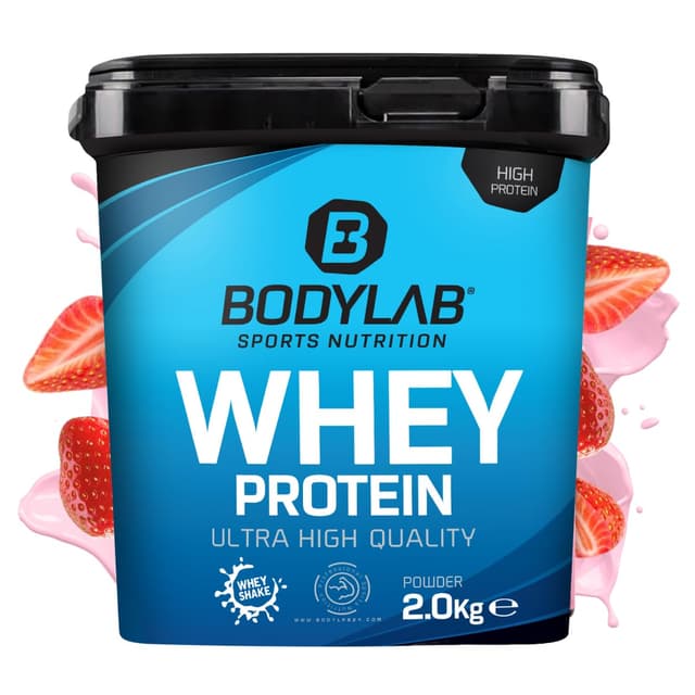 Angebot: Bodylab24 Whey Protein Pulver Erdbeer 2kg 🍓