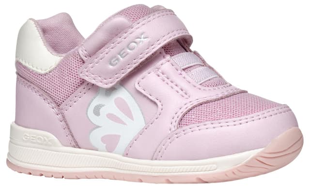 👶👟 Geox Baby-Mädchen B Rishon Girl A Sneaker 24 EU Pink Off White im Angebot!