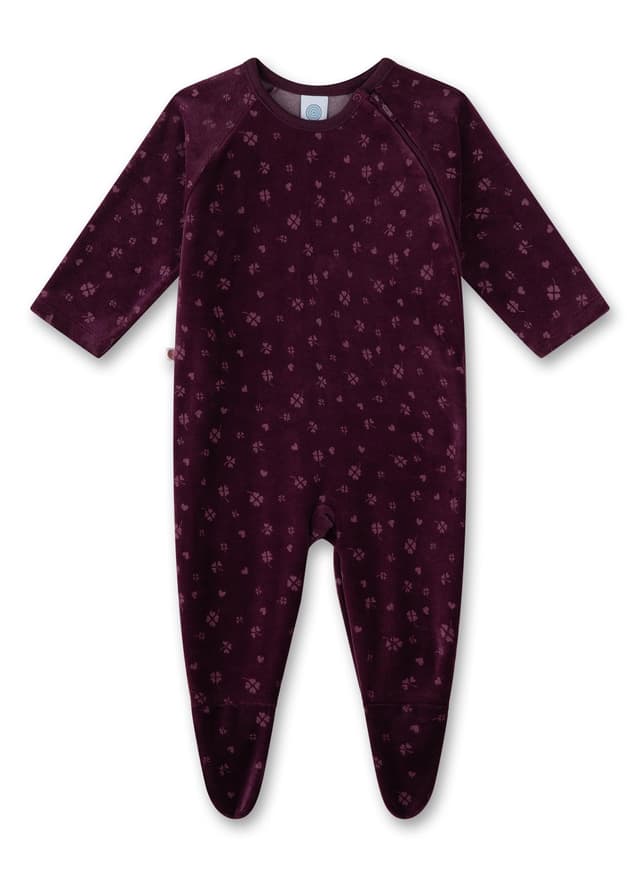 👶🏼 Sanetta Mädchen-Strampler Rot aus Nicki | Praktischer und bequemer Baby Overall 98 🚀