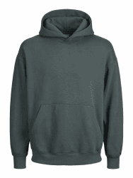 JACK & JONES Male Kapuzenpullover 🌲 Einfarbig Kapuzenpullover S Forest River