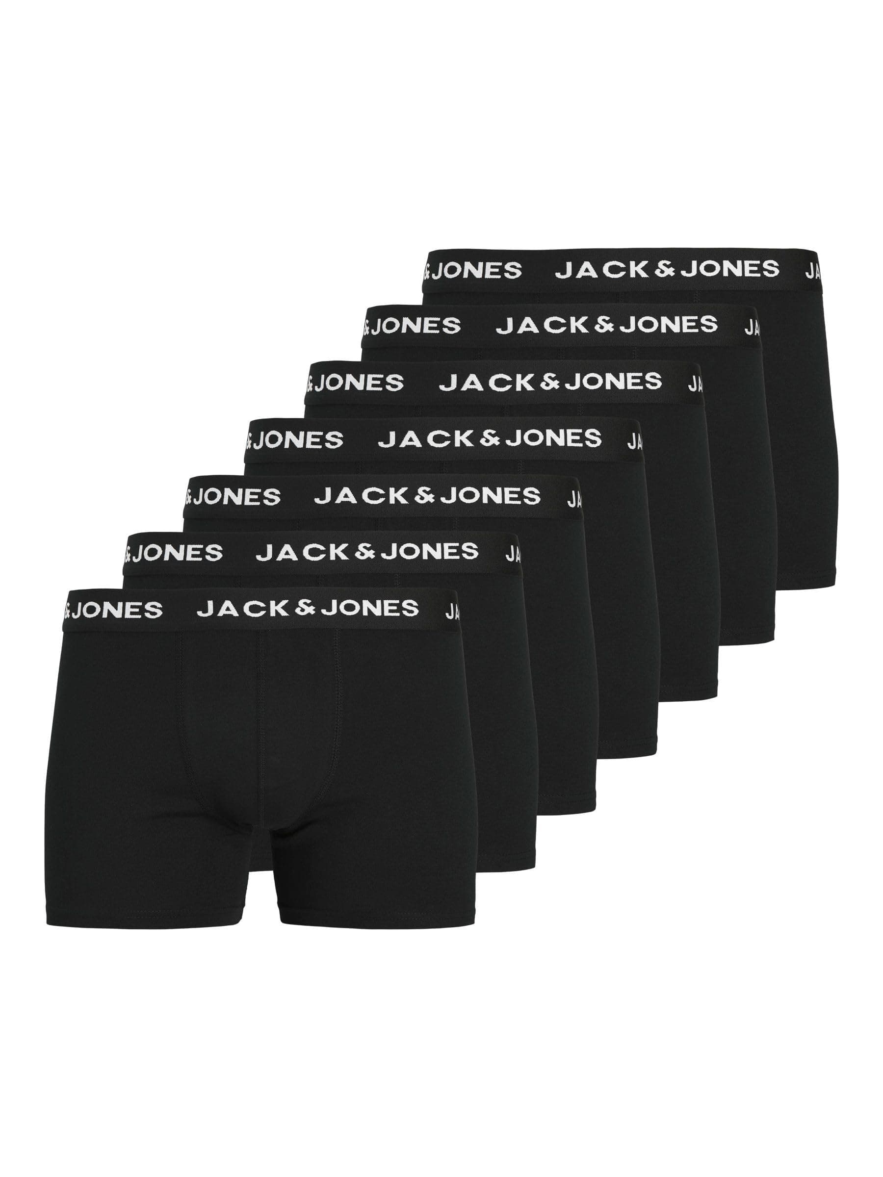 🔥 Angebot: JACHUEY Trunks 7er Pack NOOS L Schwarz - Weiß