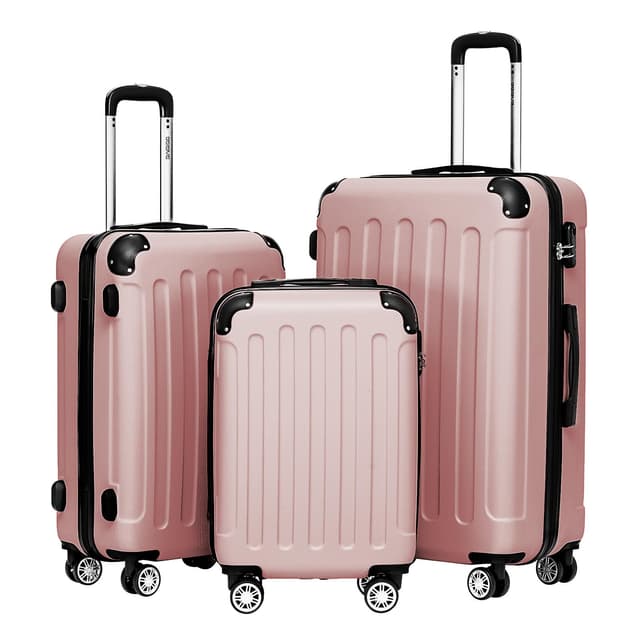 🌟 BEIBYE 2045 Zwillingsrollen 3tlg. Reisekoffer Kofferset Trolleys Hartschale 🌈👜