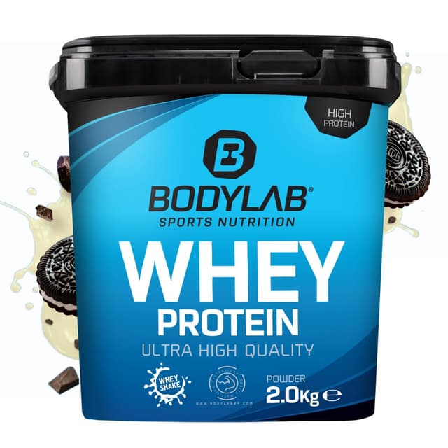 Angebot: Bodylab24 Whey Protein Pulver, Cookies & Cream, 2kg