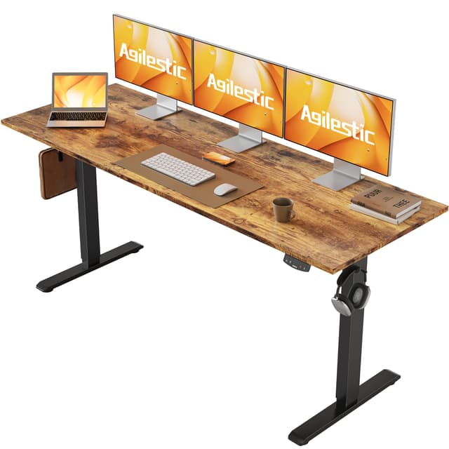 🌟Sonderangebot! Agilestic Höhenverstellbarer Schreibtisch 160 x 60 cm 🌟