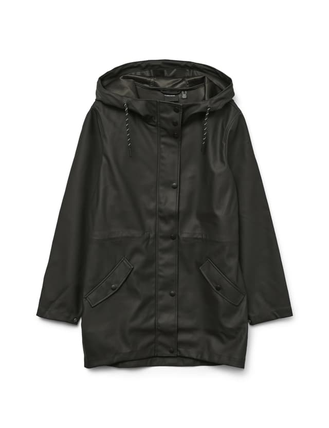 🌧️ Reduziert: VERO MODA Damen Jacke VMMALOU Regenmantel Schwarz