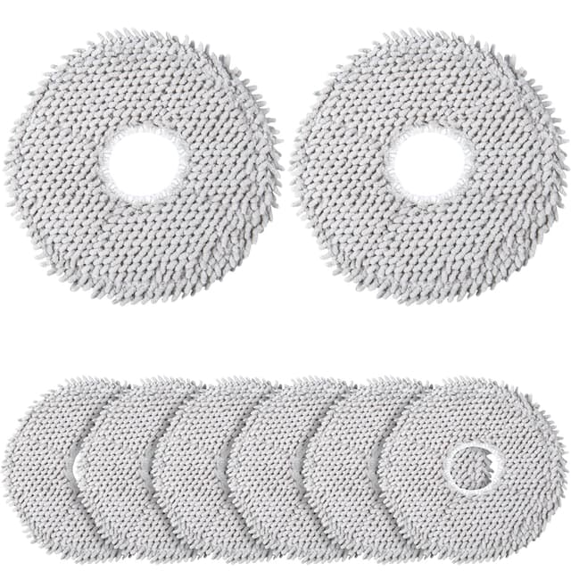 🧹🤖 8 Stück Wischtücher für Xiaomi X10+ / X20+ & Dreame L10s Ultra / L10 Ultra / L20 Ultra / L10s Pro Ultra / X40 Ultra Complete Saugroboter