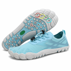 SAGUARO Badeschuhe Damen Herren Wasserschuhe Schwimmschuhe 🌊💦 Gr.36-48 Blau 39 EU - 23.99€ + kostenloser Versand