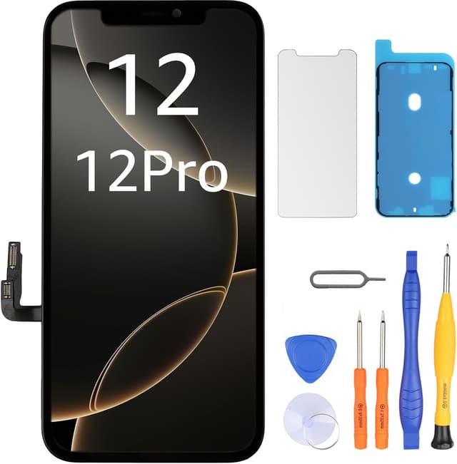 📱🔧 LL TRADER Display für iPhone 12/iPhone 12 Pro LCD 6.1" Bildschirm Ersatz