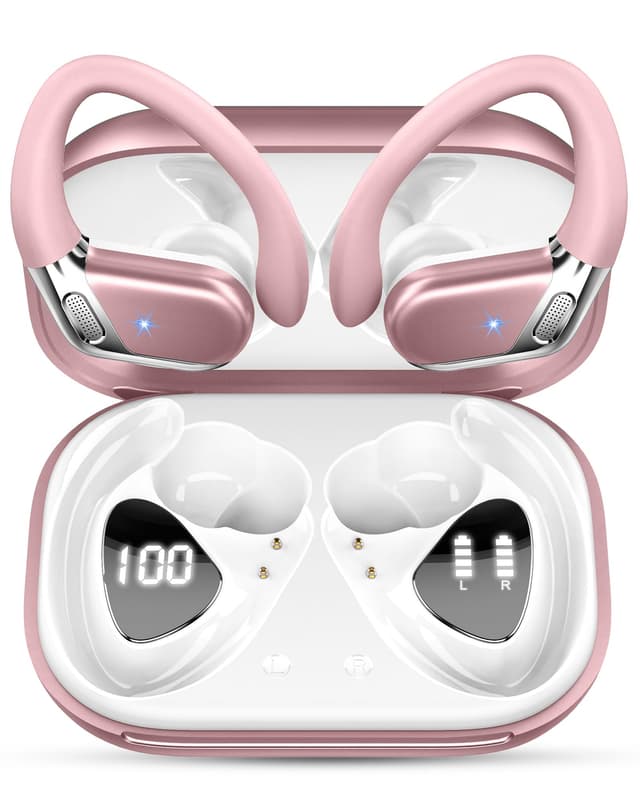 🎧 Bluetooth Kopfhörer Sport, Kabellos Bluetooth 5.4 mit ENC Noise Cancelling Mic