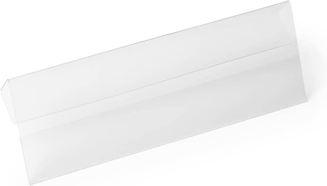 🏷️ Durable Kennzeichnungstasche HARD COVER mit Falz 1/2 A5 quer, Packung à 10 Stück